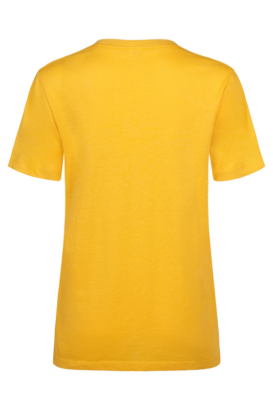 Tricou jersey tubular simplu 155g dama maneca scurta Auriu Melbourne Woman