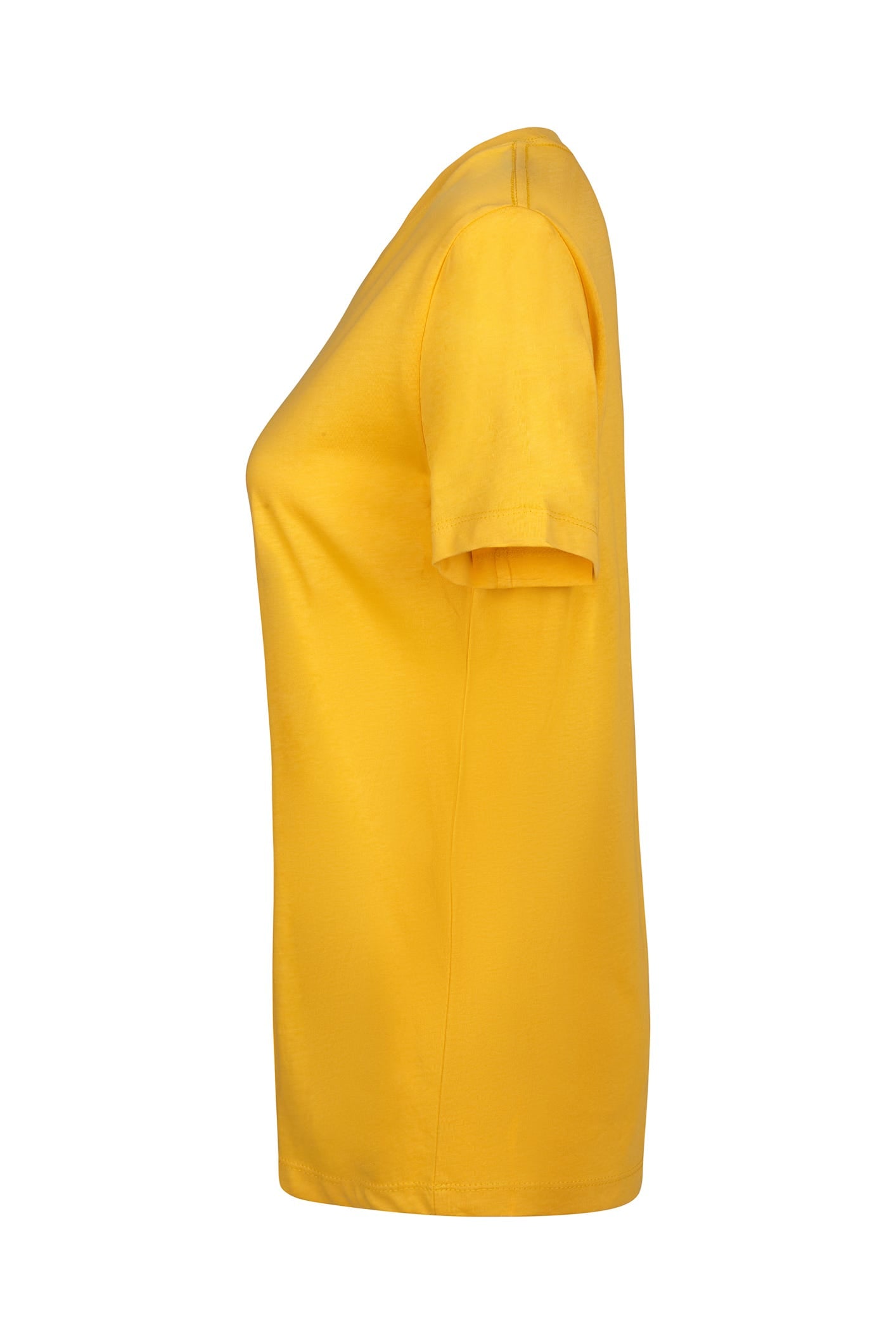 Tricou jersey tubular simplu 155g dama maneca scurta Auriu Melbourne Woman