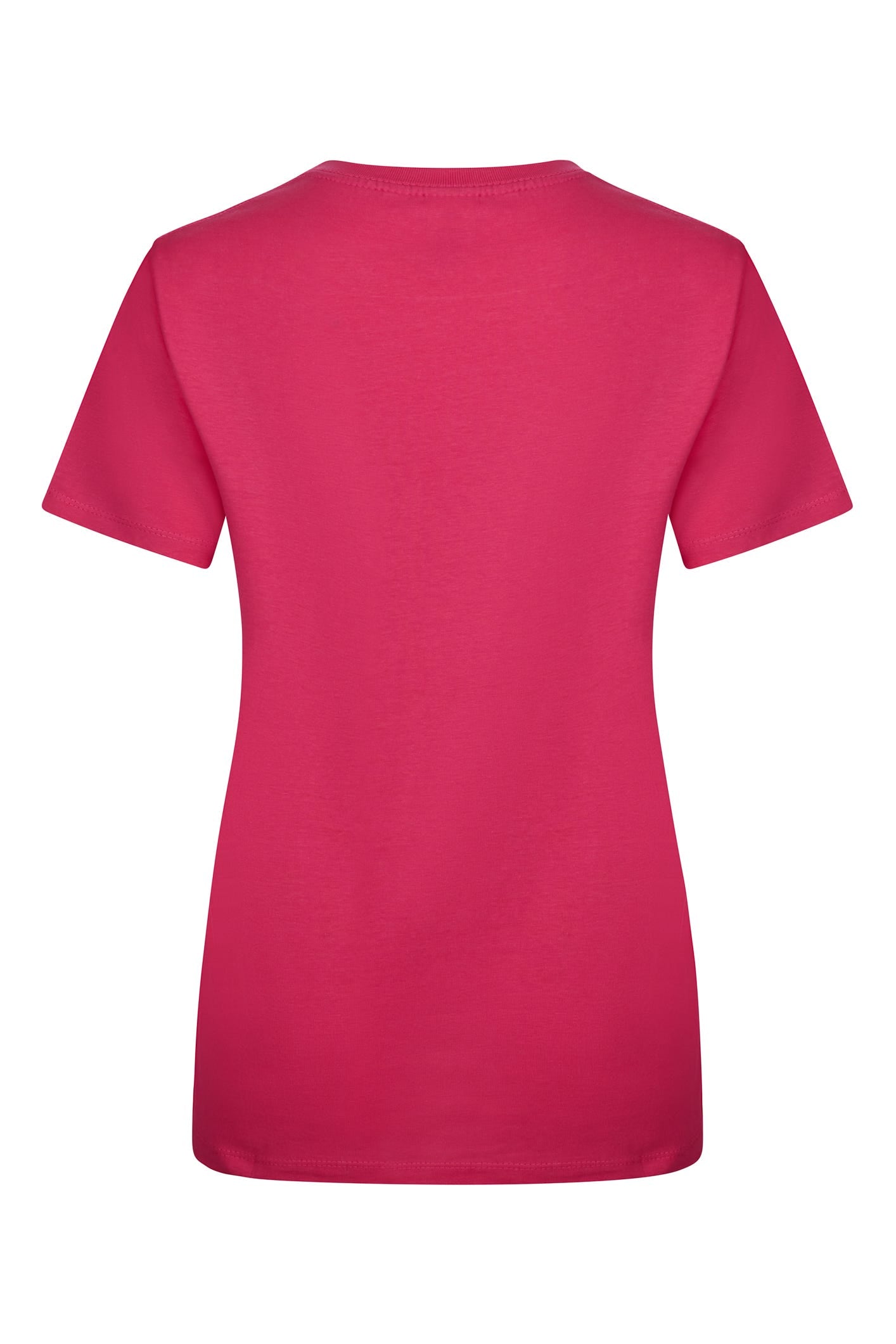 Tricou jersey tubular simplu 155g dama maneca scurta fucsia Melbourne Woman
