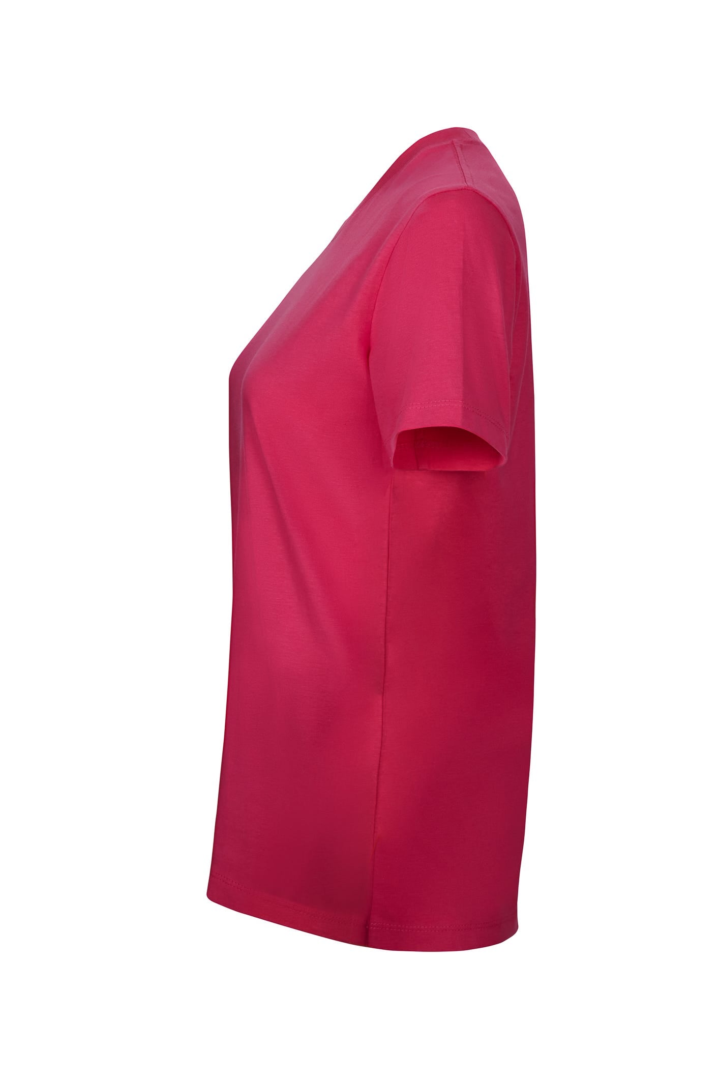 Tricou jersey tubular simplu 155g dama maneca scurta fucsia Melbourne Woman