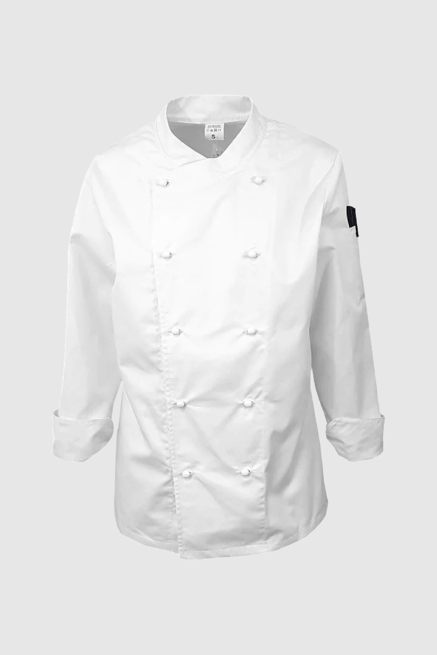 Tunica bucatar alba barbat maneca lunga tercot 195g Nobu
