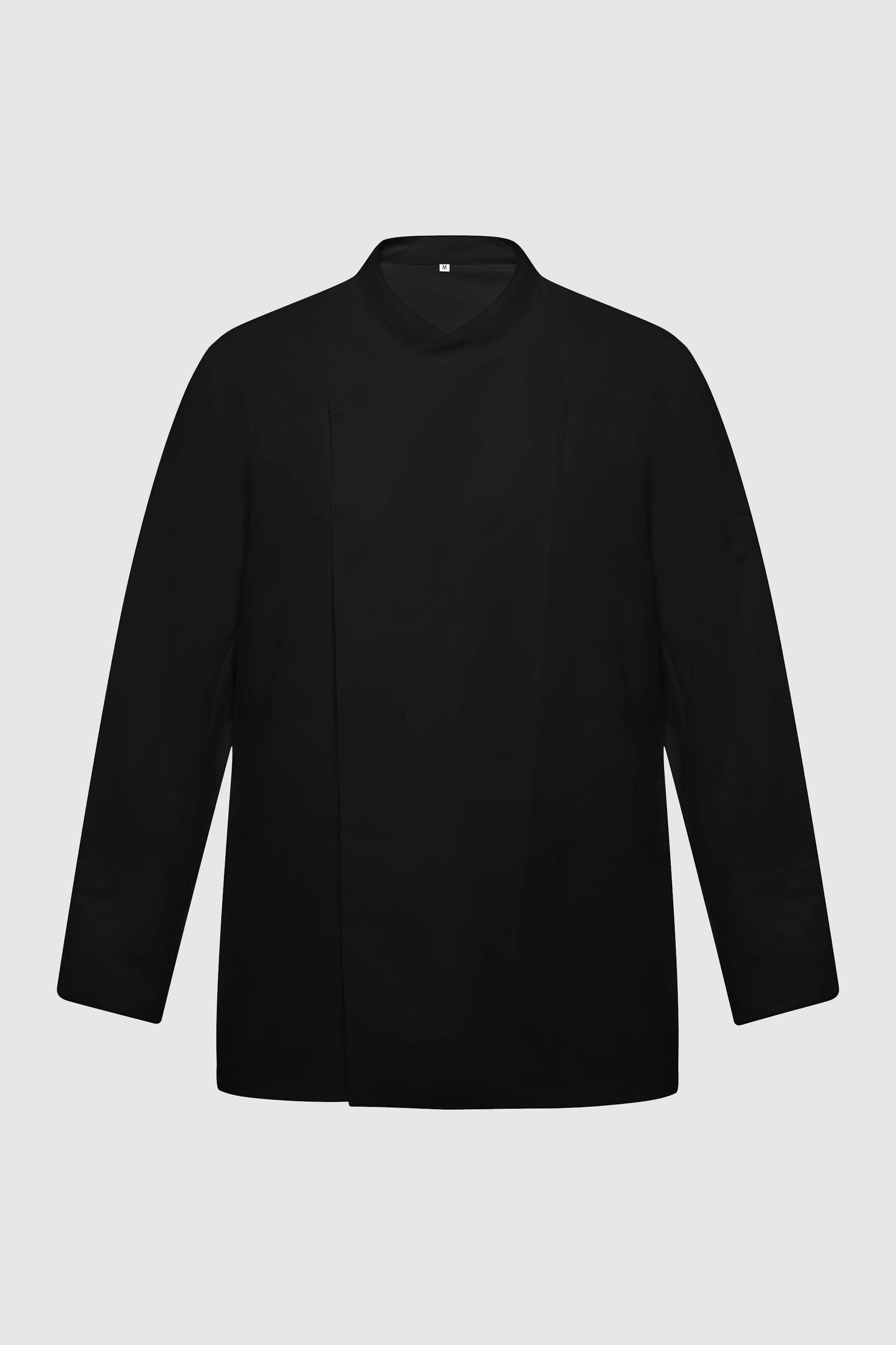 Tunica bucatar neagra barbat maneca lunga poliester 150g Dabiz