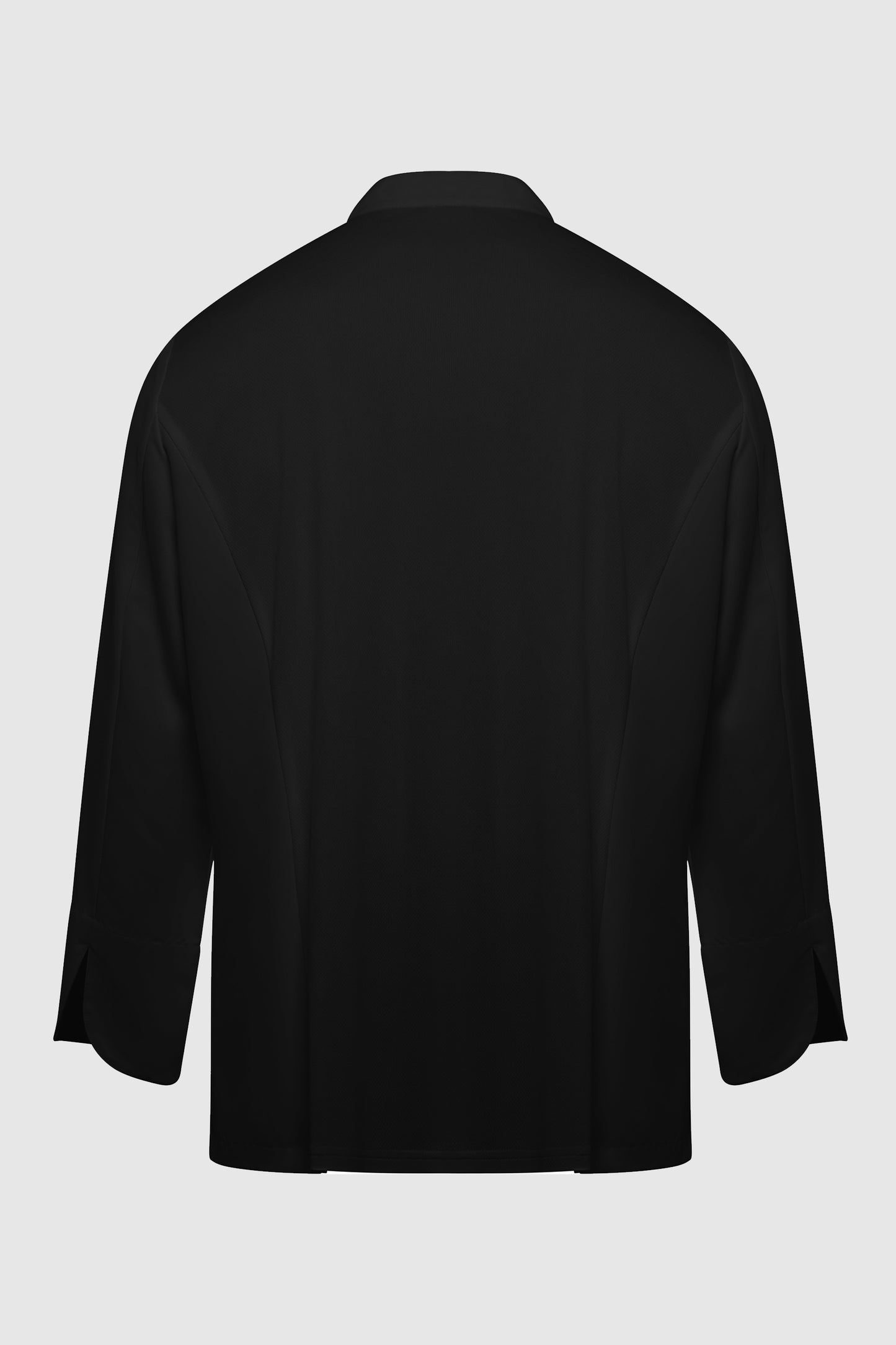 Tunica bucatar neagra barbat maneca lunga poliester 150g Dabiz