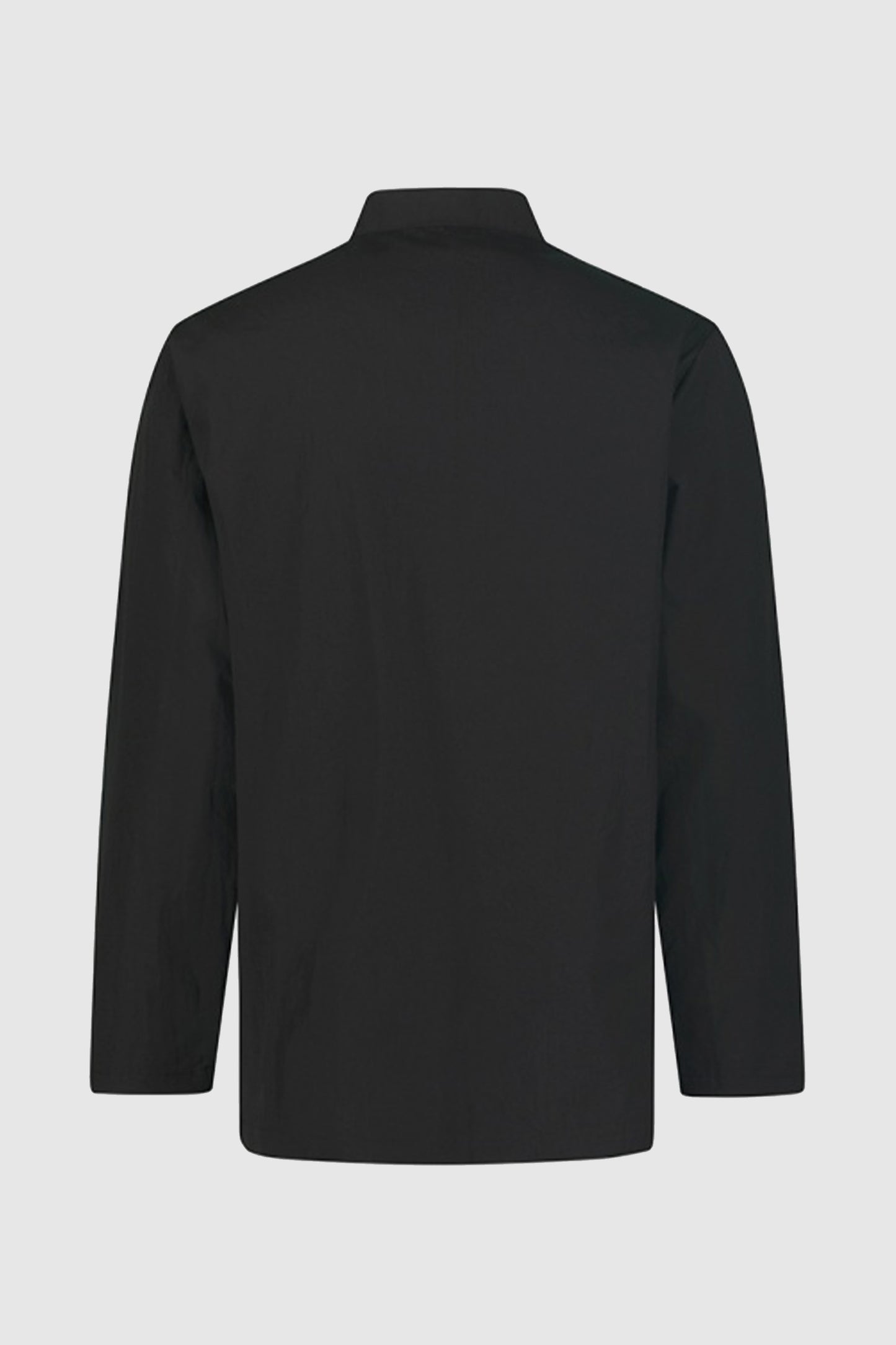 Tunica bucatar neagra unisex maneca lunga poplin 130g Nozomi LS