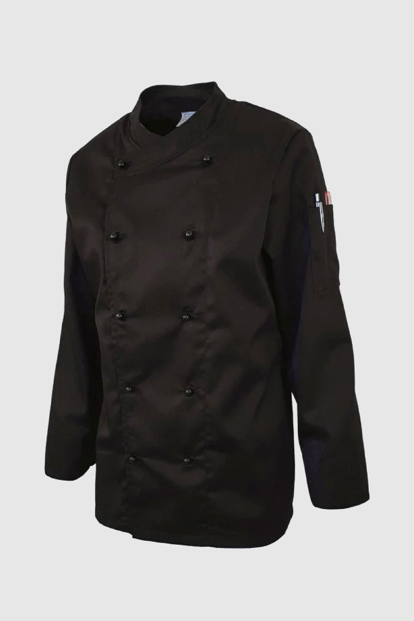 Tunica bucatar neagra barbat maneca lunga tercot 195g Nobu