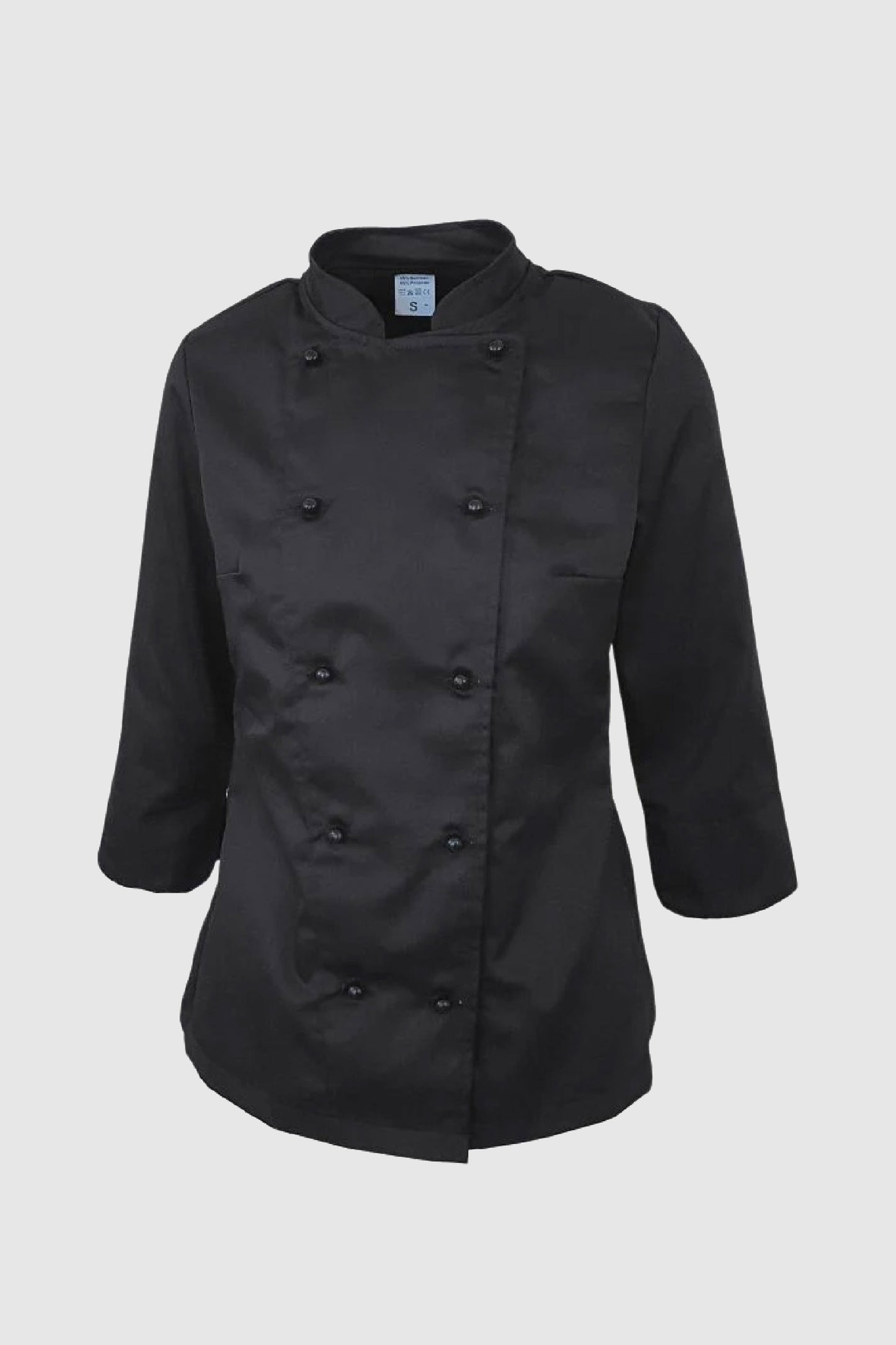 Tunica bucatar neagra dama maneca 3/4 tercot 195g Zoe