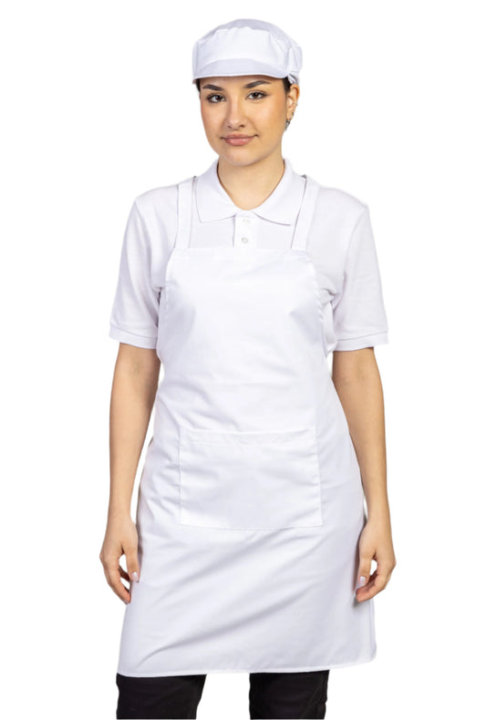 Uniforma boneta si sort cu pietar pentru vanzatoare