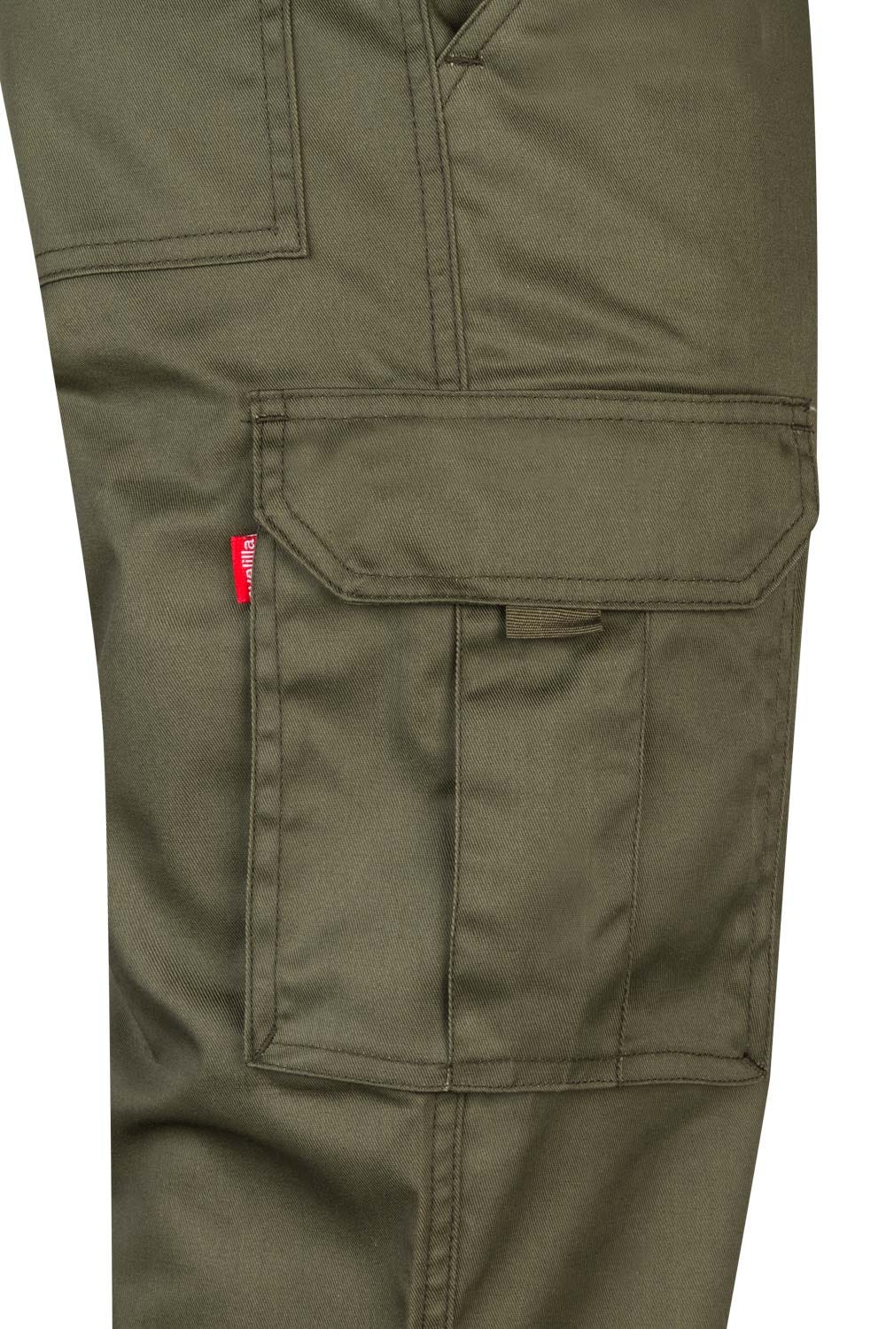 Pantaloni tercot 240g Verde kaki V103001