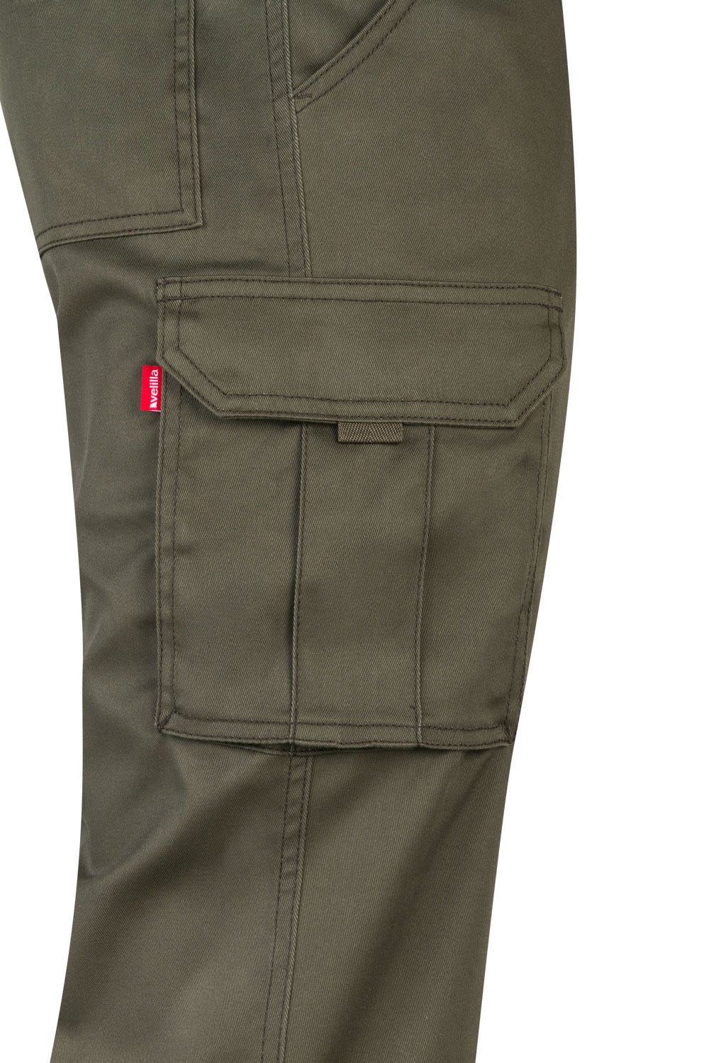 Pantaloni stretch 240g Verde kaki V103002S