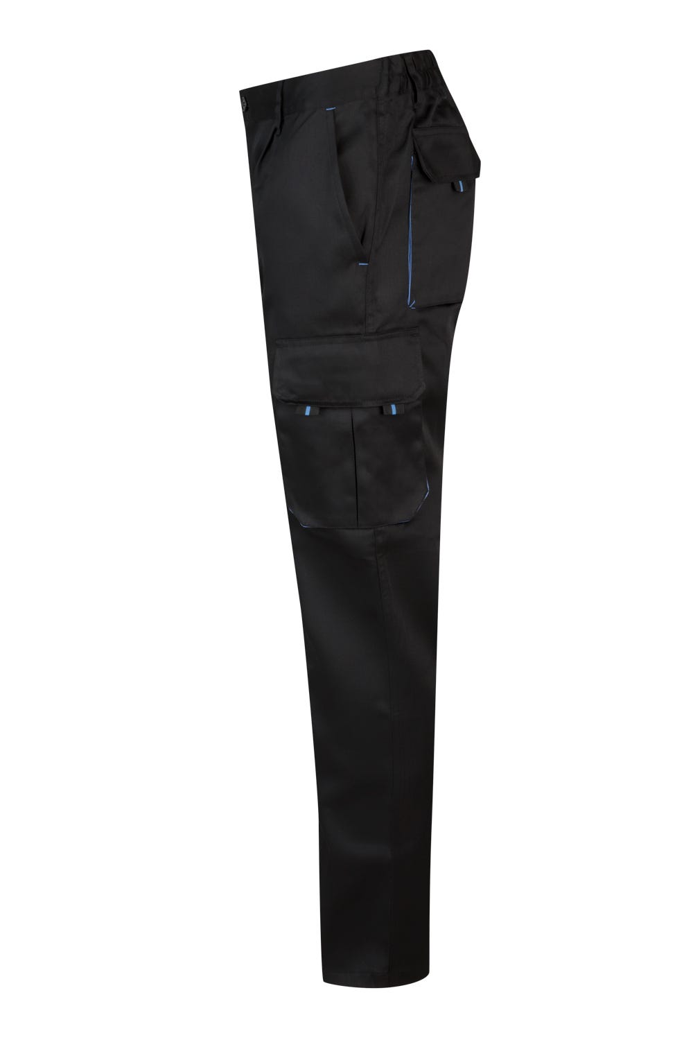 Pantaloni tercot 200g barbat Negru/Albastru celest V103004