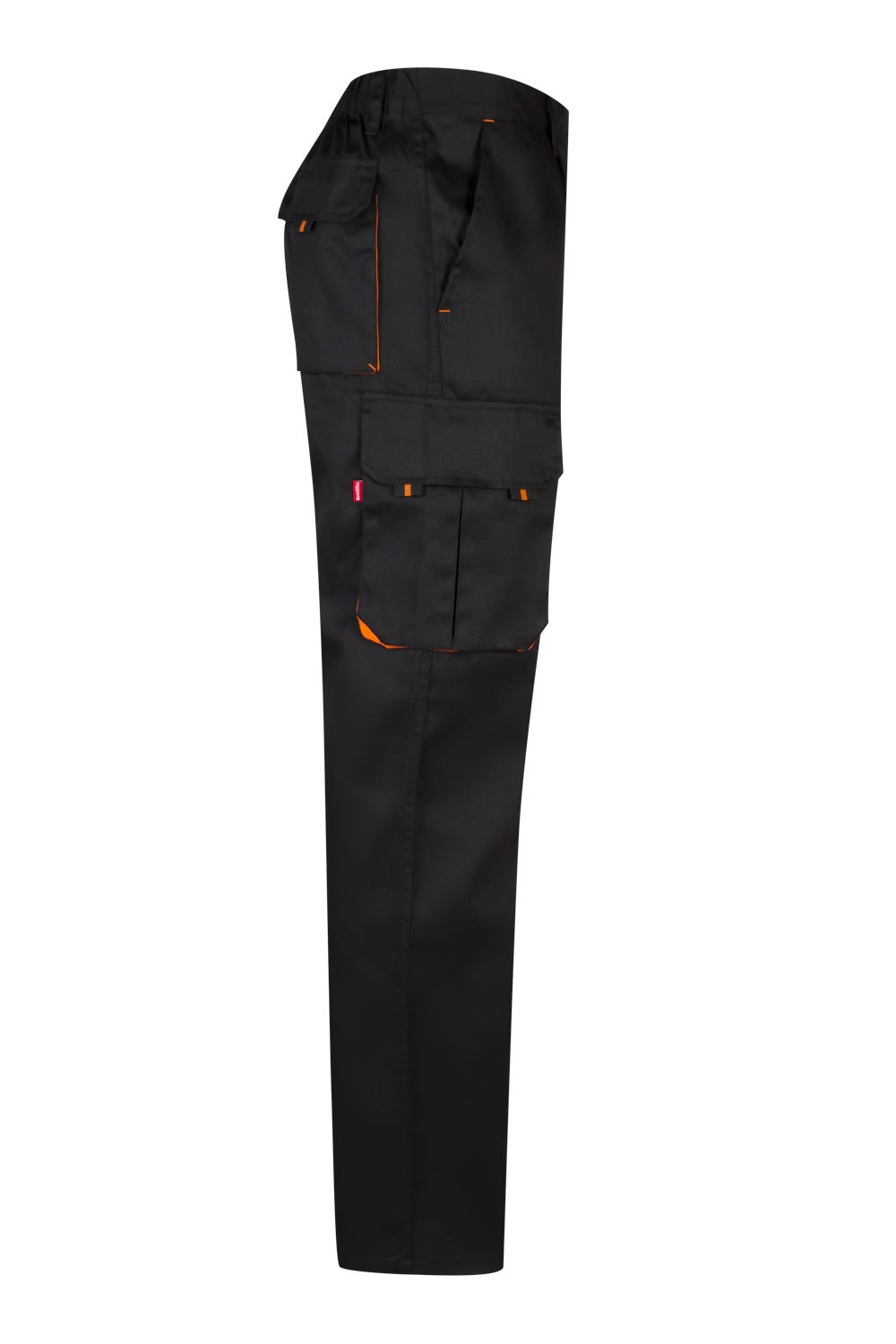 Pantaloni tercot 200g barbat Negru/Portocaliu V103004