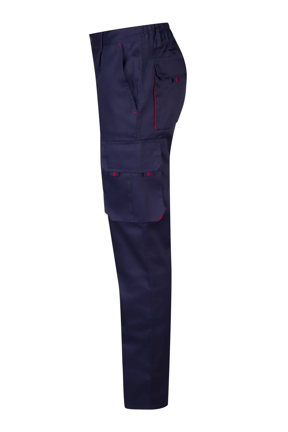 Pantaloni tercot 200g barbat Albastru marin/Rosu V103004