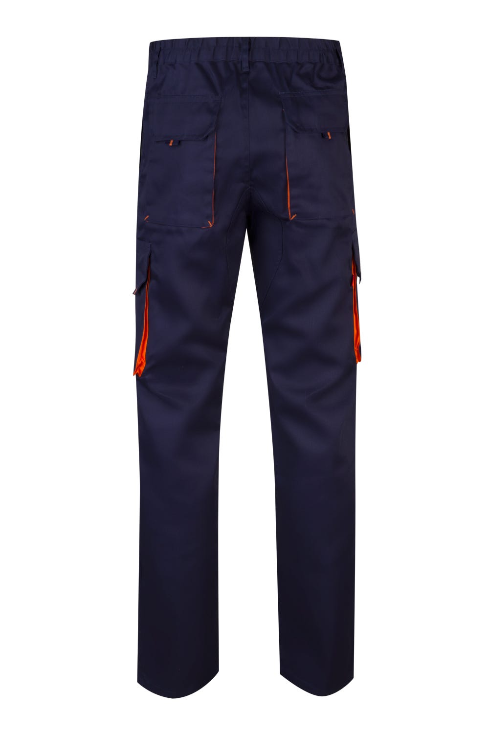 Pantaloni tercot 200g barbat Albastru marin/Portocaliu V103004