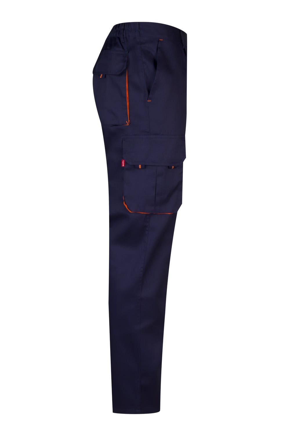 Pantaloni tercot 200g barbat Albastru marin/Portocaliu V103004