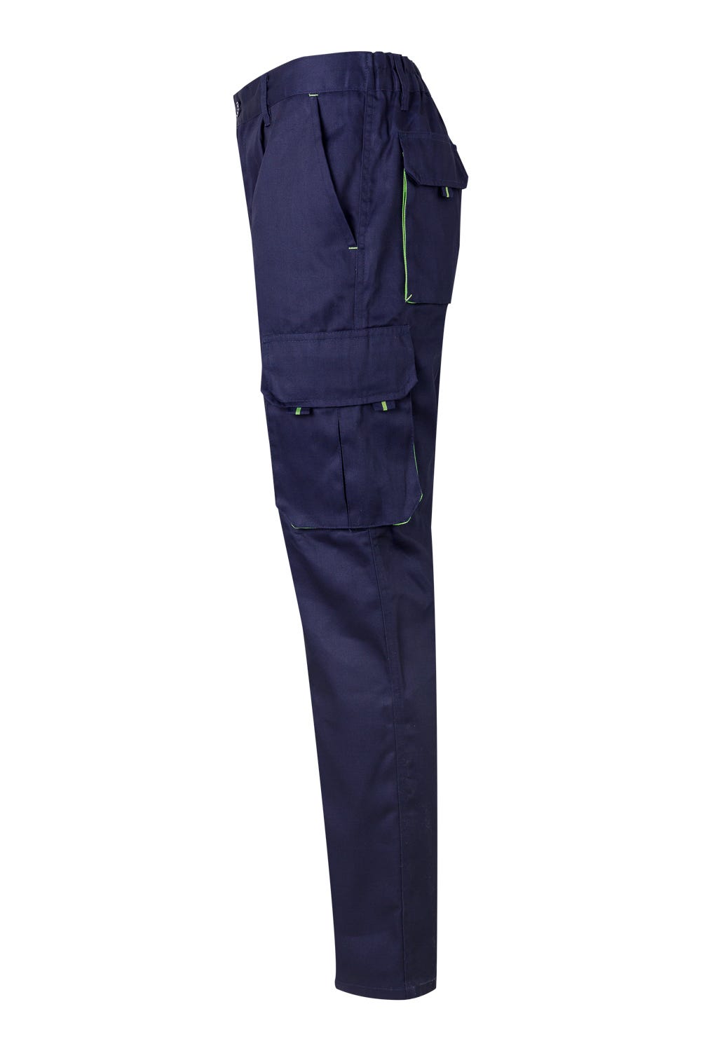 Pantaloni tercot 200g barbat Albastru marin/Verde lime V103004