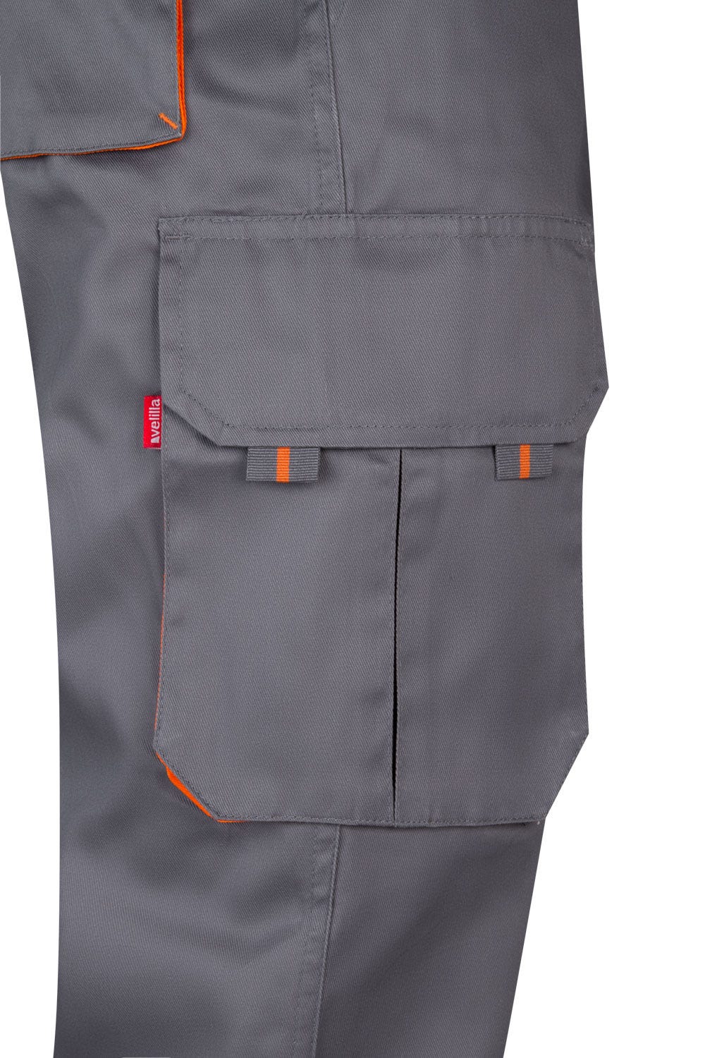 Pantaloni tercot 200g barbat Gri/Portocaliu V103004