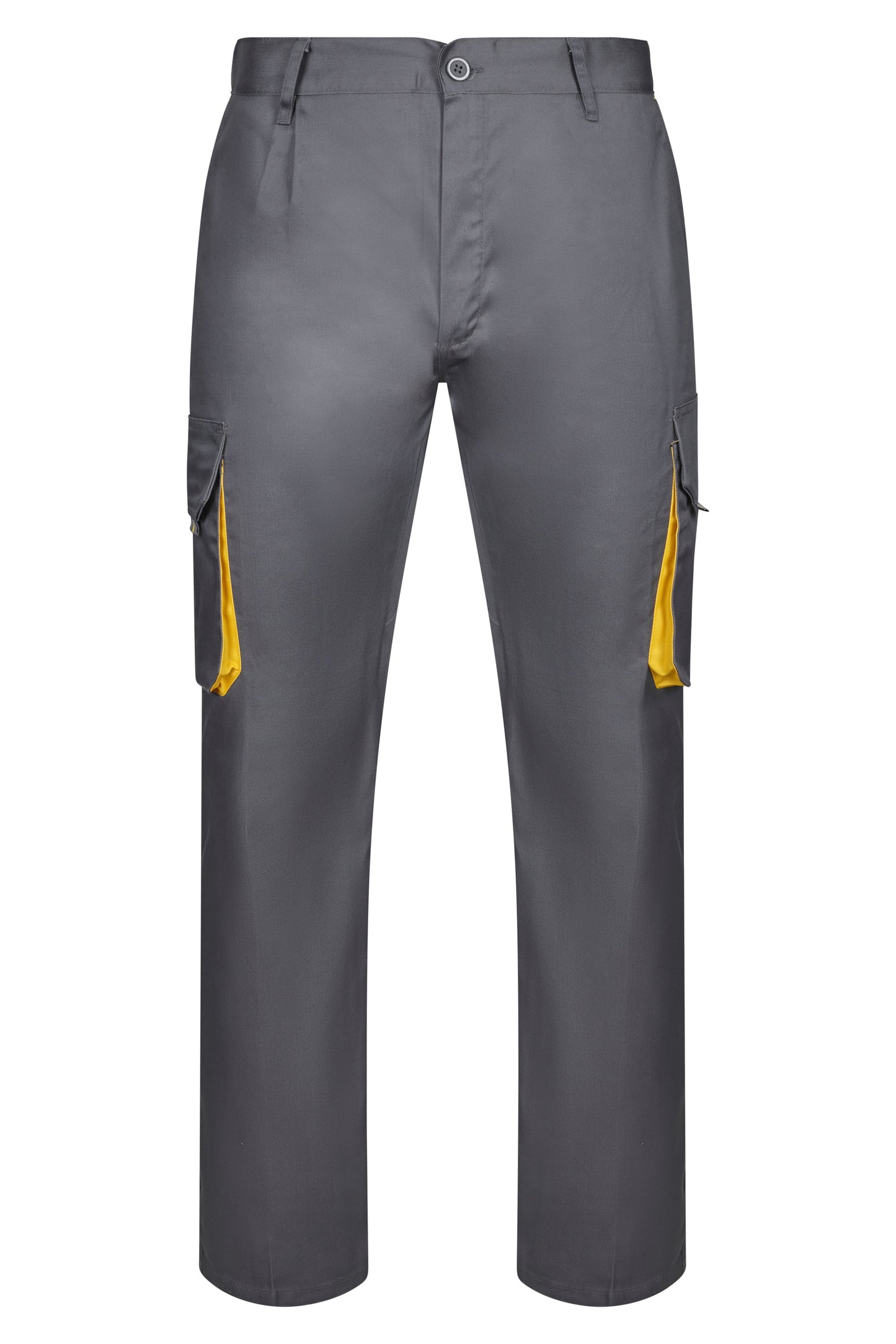 Pantaloni tercot 200g barbat Gri/Galben V103004