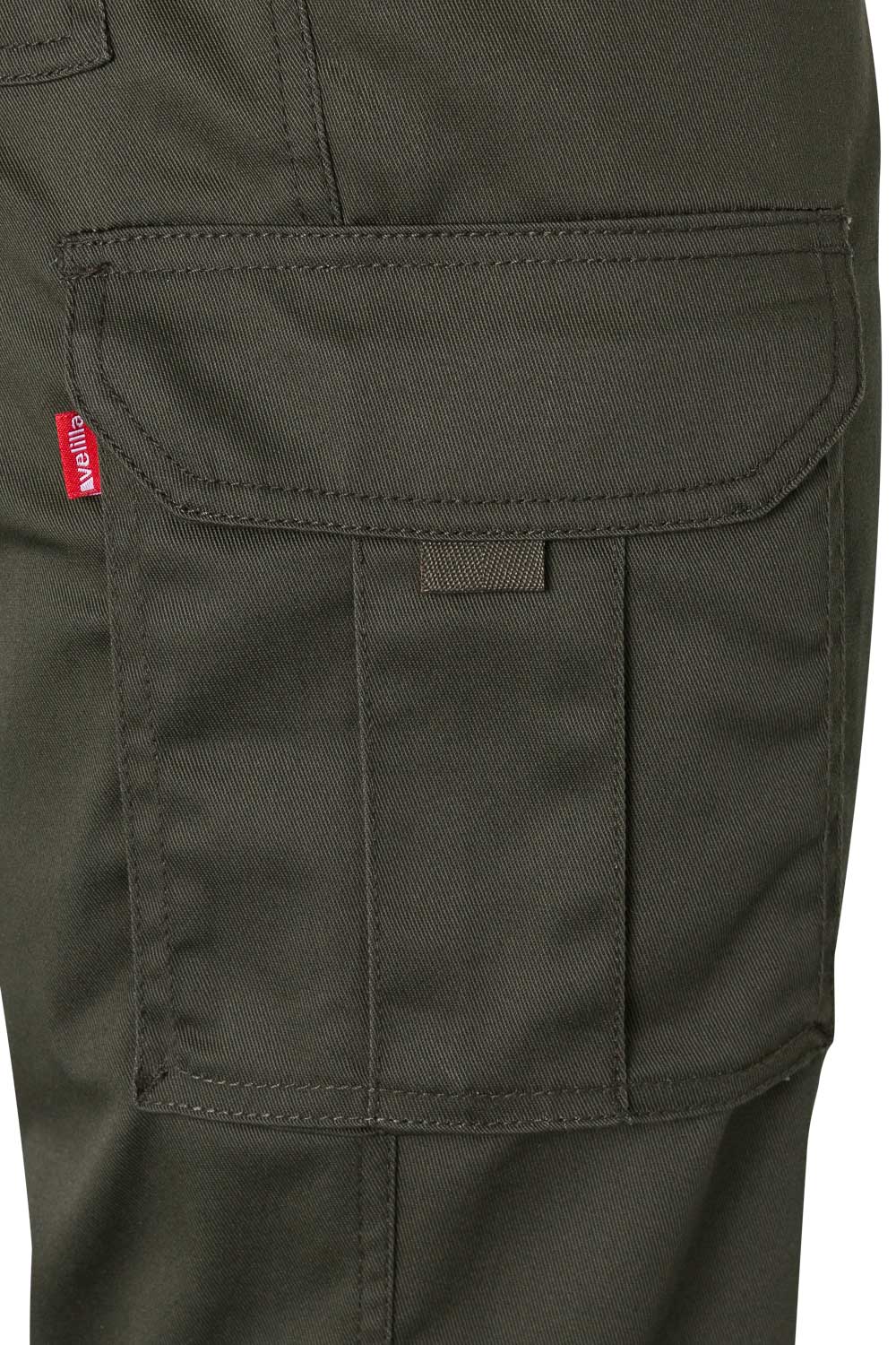 Pantaloni stretch 290g Verde kaki V103005S