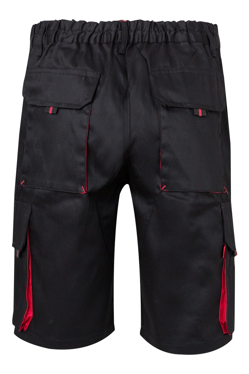 Pantaloni tercot 200g barbat Negru/Rosu V103007