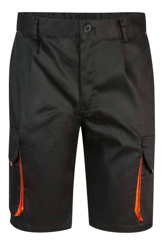 Pantaloni tercot 200g barbat Negru/Portocaliu V103007