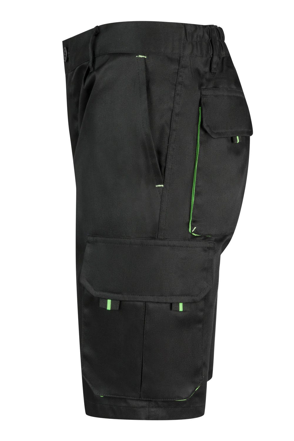 Pantaloni tercot 200g barbat Negru/Verde lime V103007