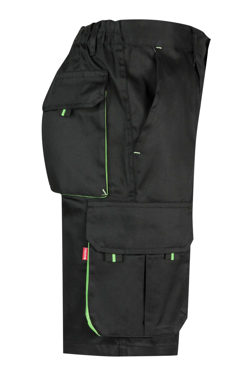 Pantaloni tercot 200g barbat Negru/Verde lime V103007