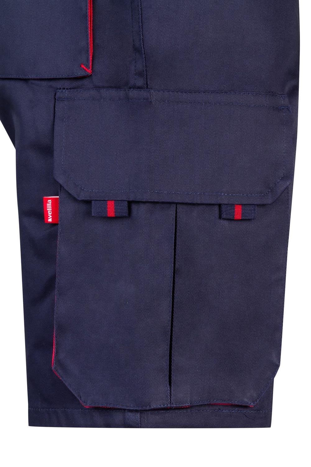 Pantaloni tercot 200g barbat Albastru marin/Rosu V103007