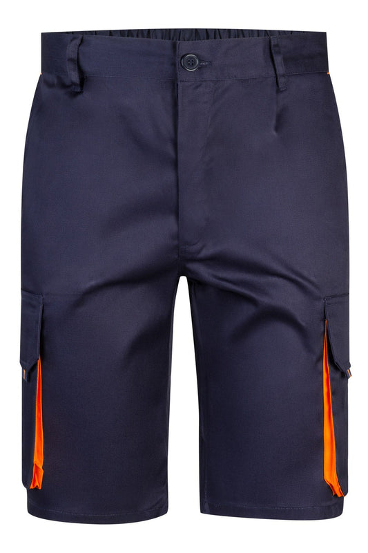 Pantaloni tercot 200g barbat Albastru marin/Portocaliu V103007