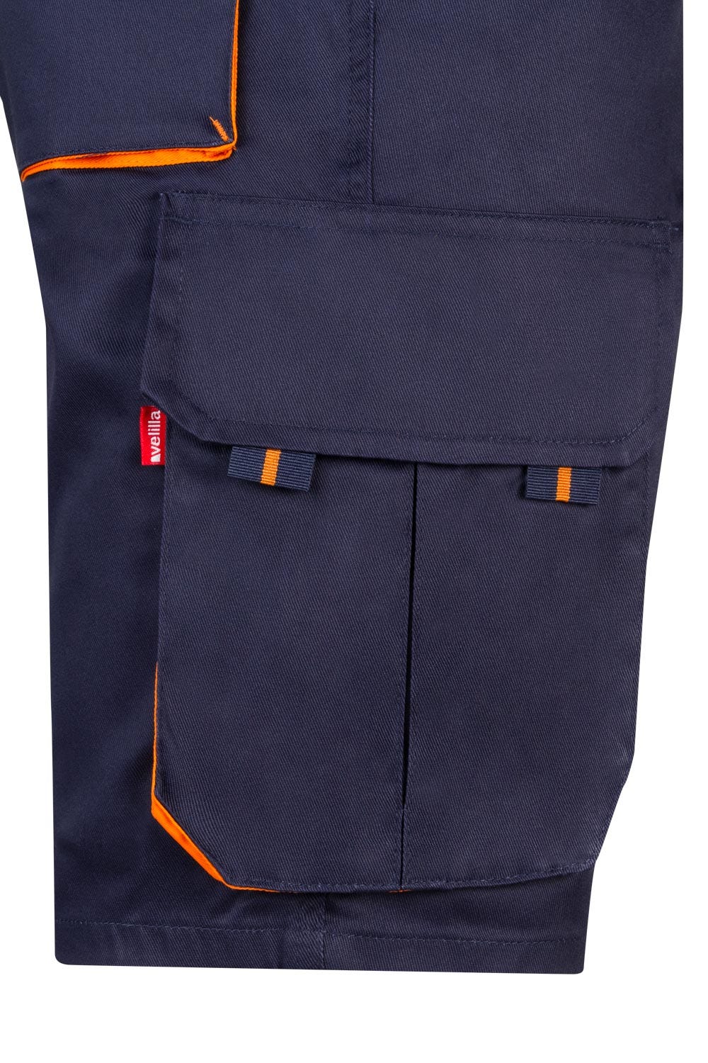 Pantaloni tercot 200g barbat Albastru marin/Portocaliu V103007