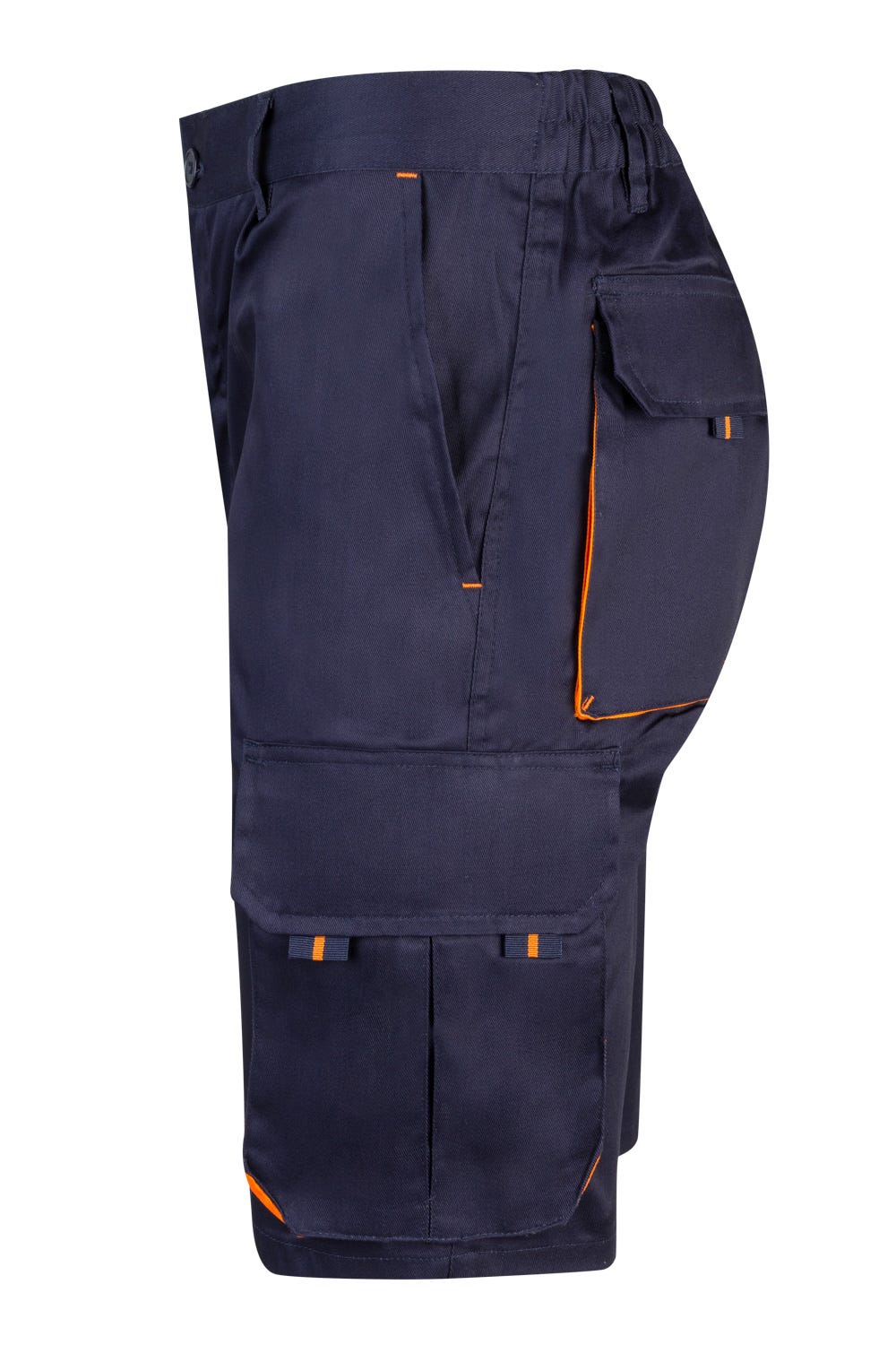 Pantaloni tercot 200g barbat Albastru marin/Portocaliu V103007