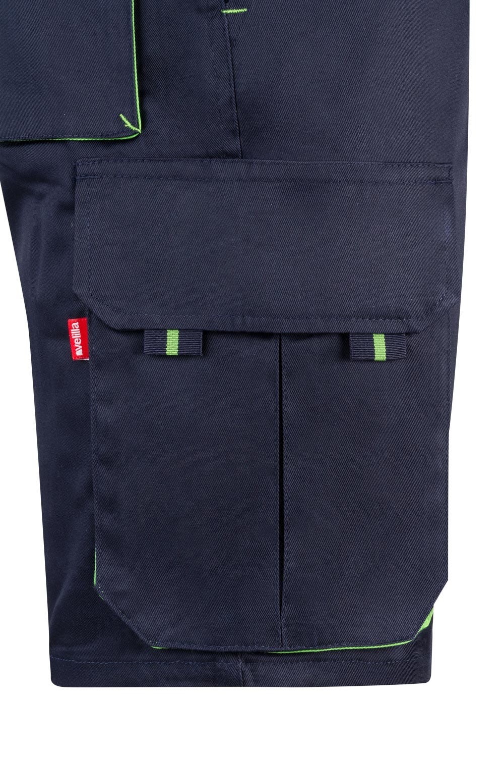 Pantaloni tercot 200g barbat Albastru marin/Verde lime V103007