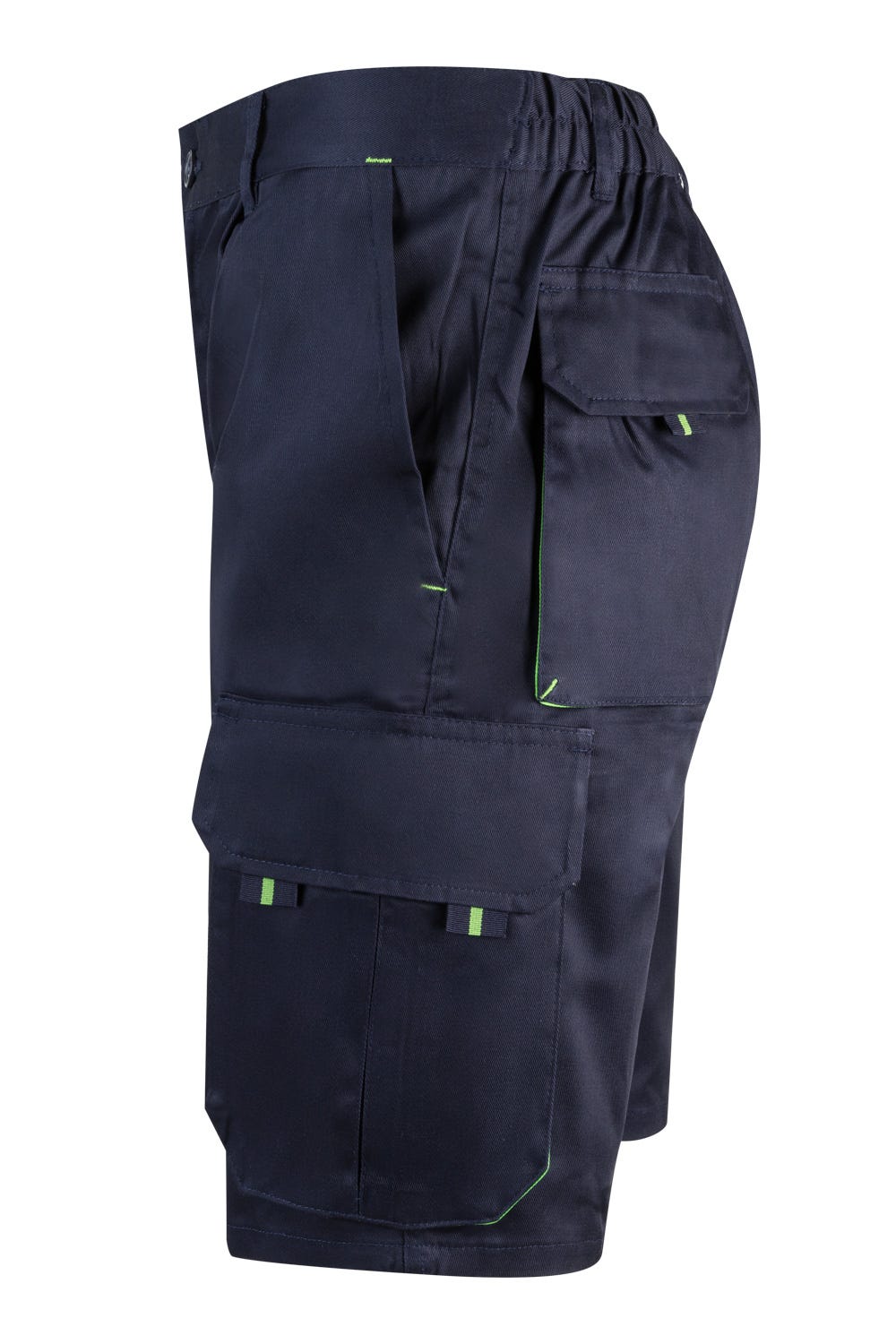 Pantaloni tercot 200g barbat Albastru marin/Verde lime V103007