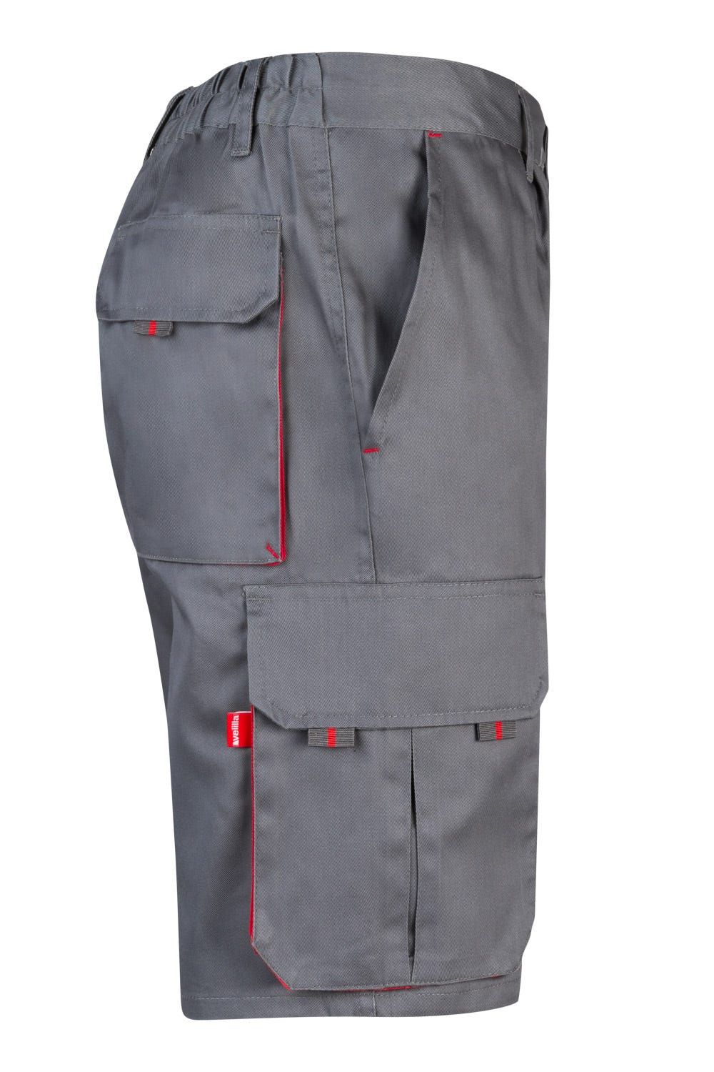 Pantaloni tercot 200g barbat Gri/Rosu V103007