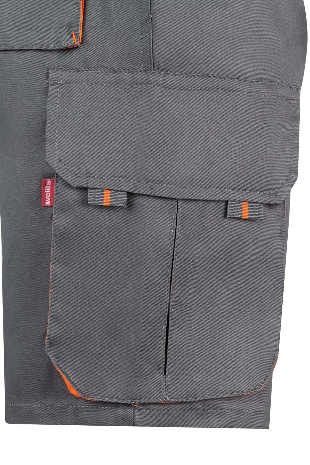 Pantaloni tercot 200g barbat Gri/Portocaliu V103007