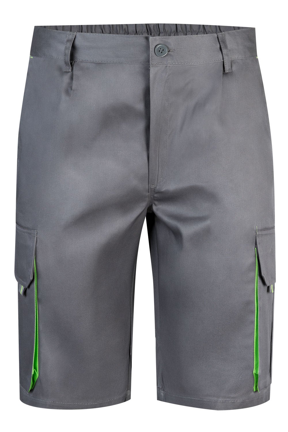 Pantaloni tercot 200g barbat Gri/Verde lime V103007