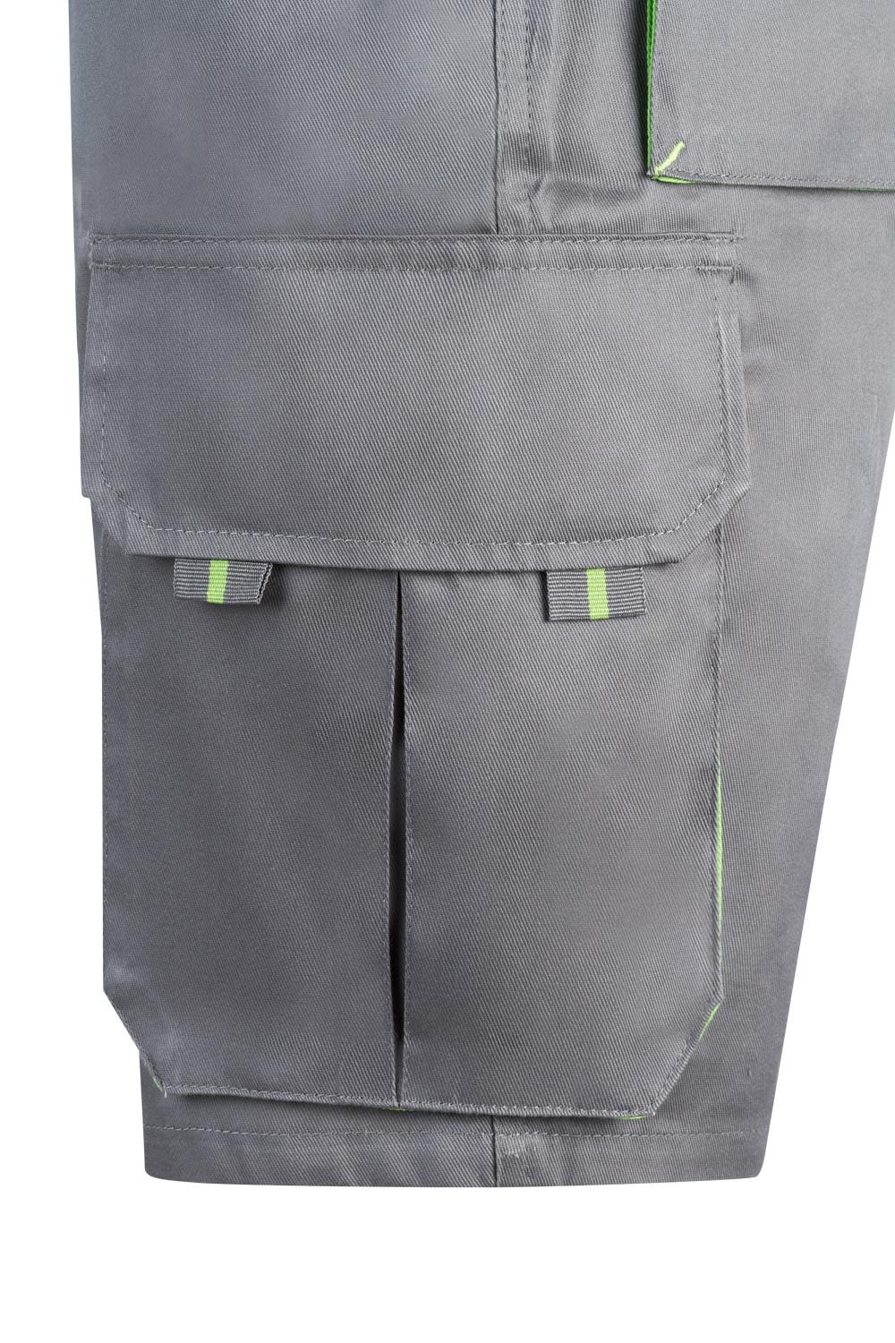 Pantaloni tercot 200g barbat Gri/Verde lime V103007