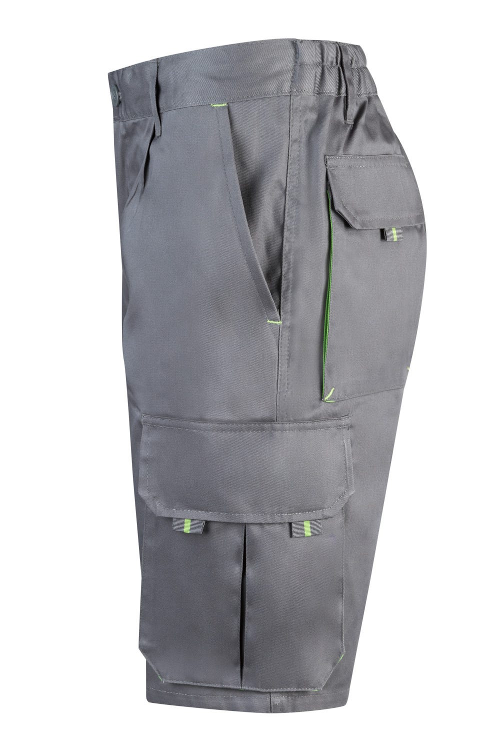 Pantaloni tercot 200g barbat Gri/Verde lime V103007