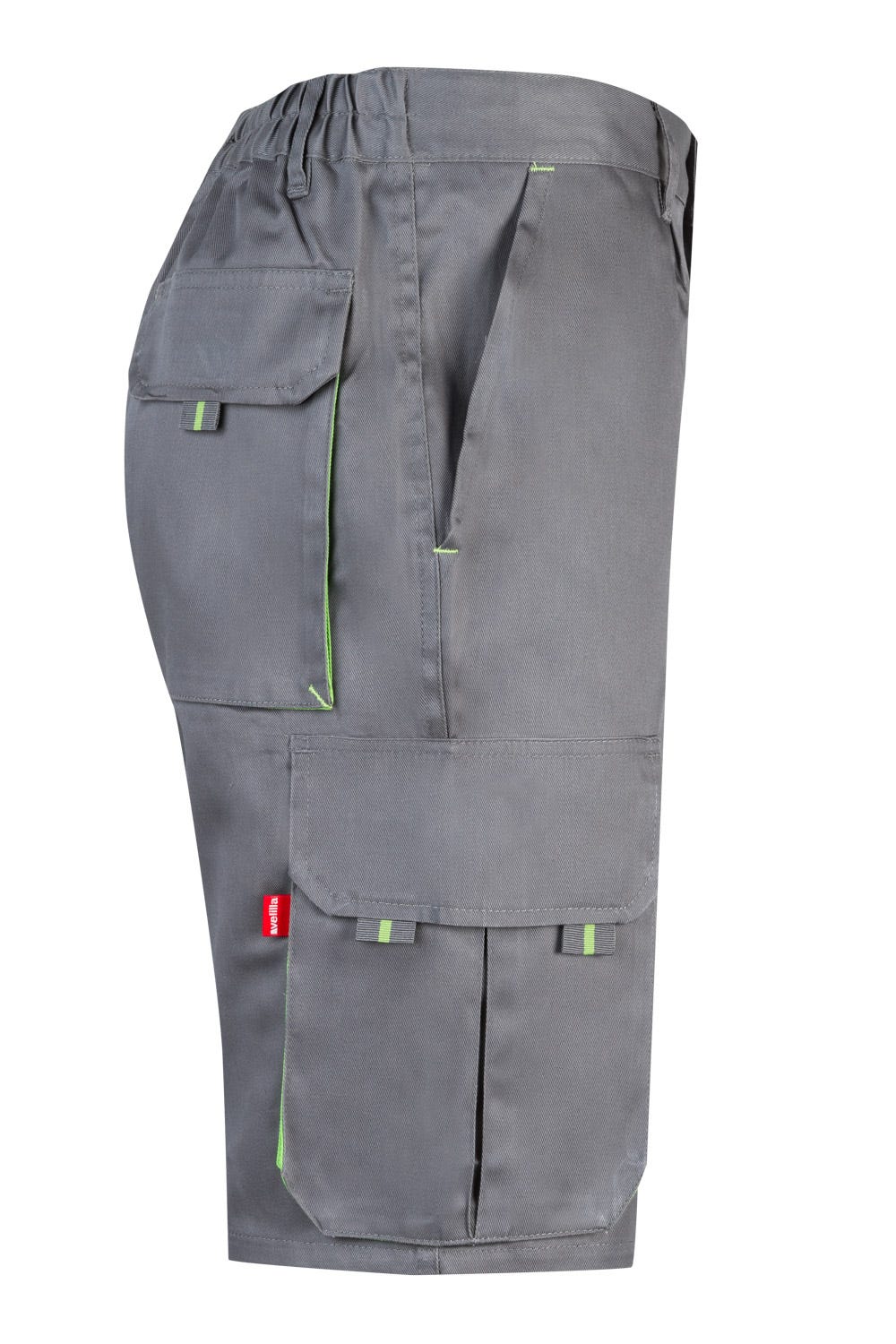 Pantaloni tercot 200g barbat Gri/Verde lime V103007