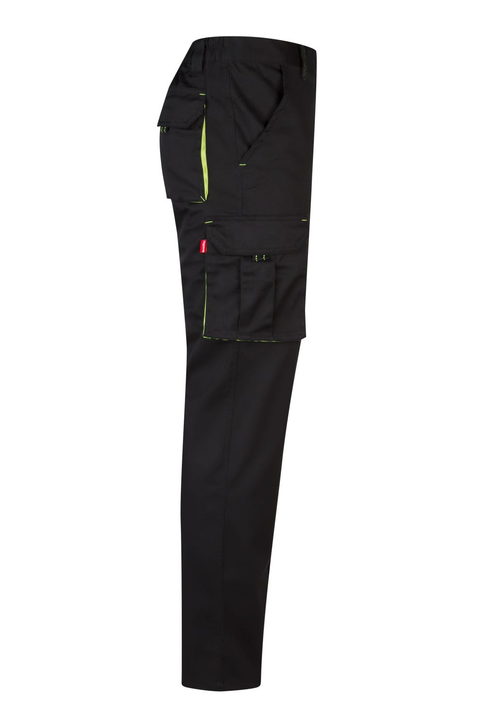 Pantaloni stretch 240g barbat Negru/Galben fluo V103008S