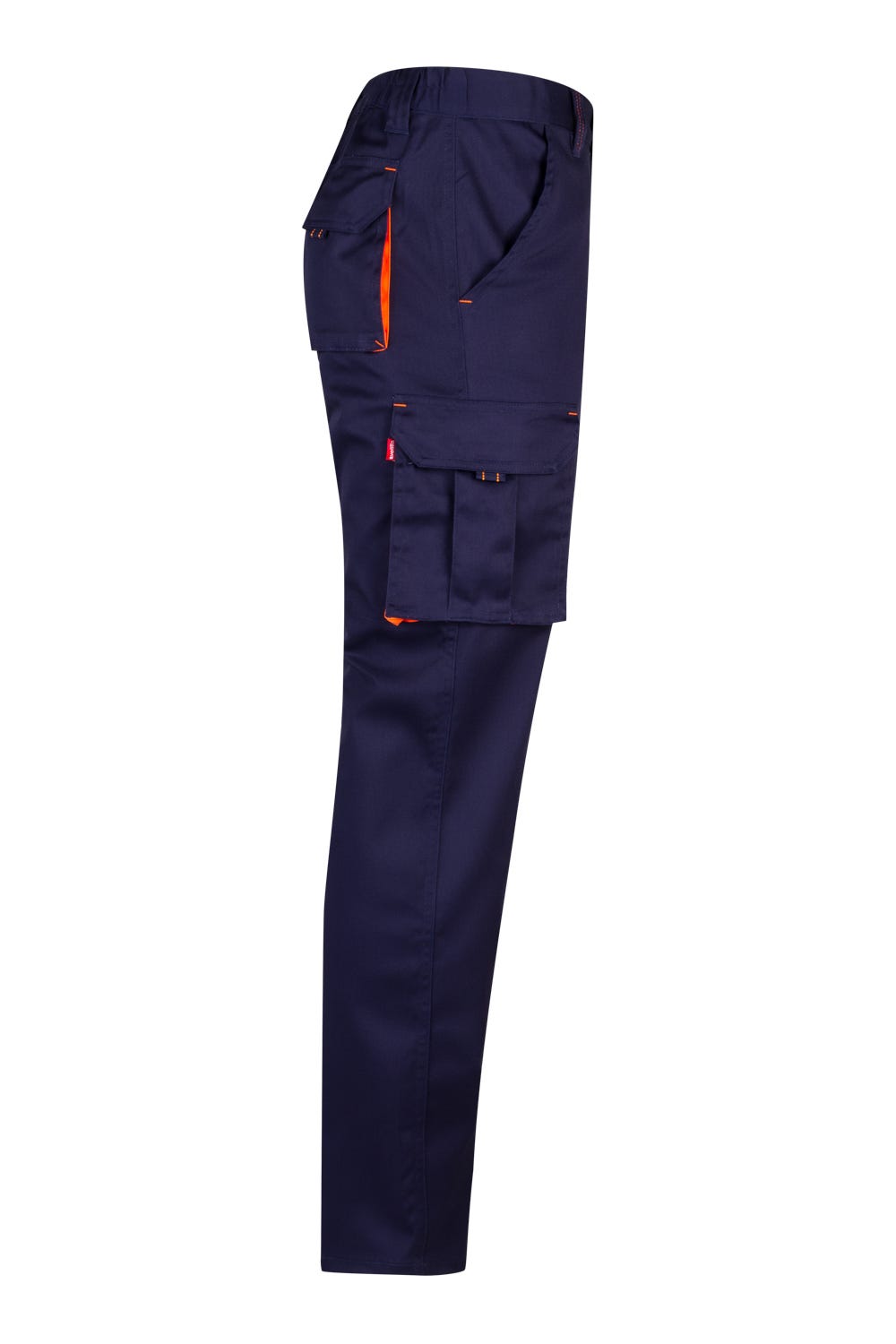 Pantaloni stretch 240g barbat Bleumarin/Portocaliu V103008S