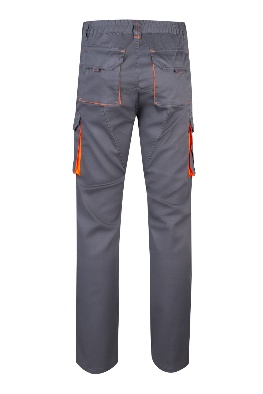 Pantaloni stretch 240g barbat Gri/Portocaliu fluo V103008S