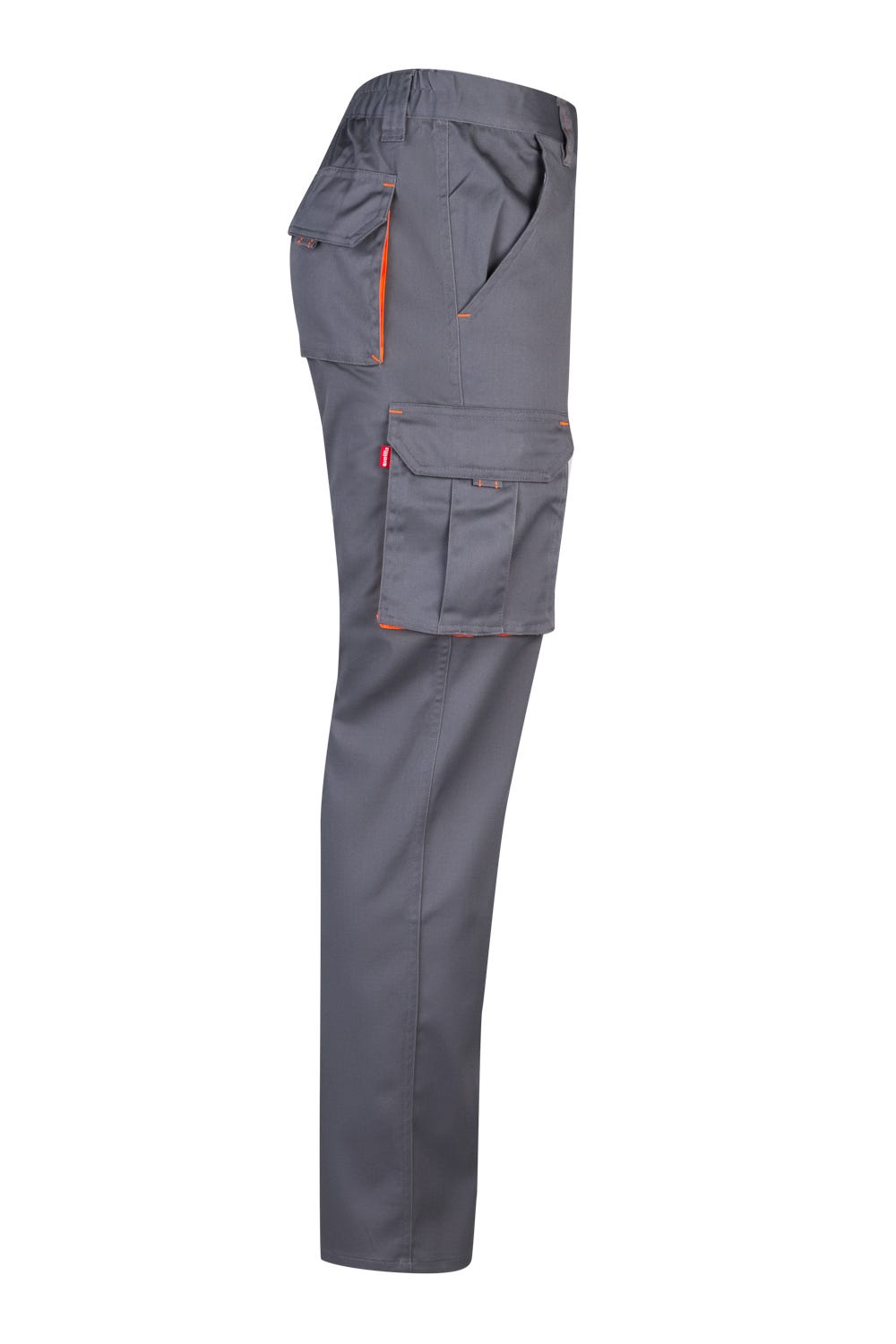 Pantaloni stretch 240g barbat Gri/Portocaliu fluo V103008S