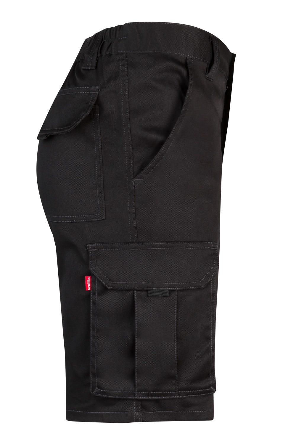 Pantaloni scurti stretch 240g Negru V103009S