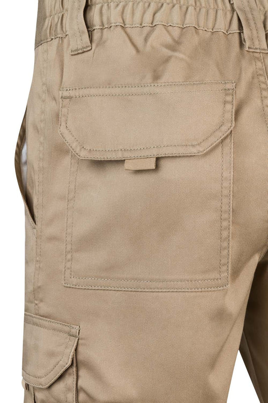 Pantaloni scurti stretch 240g bej nisipiu V103009S