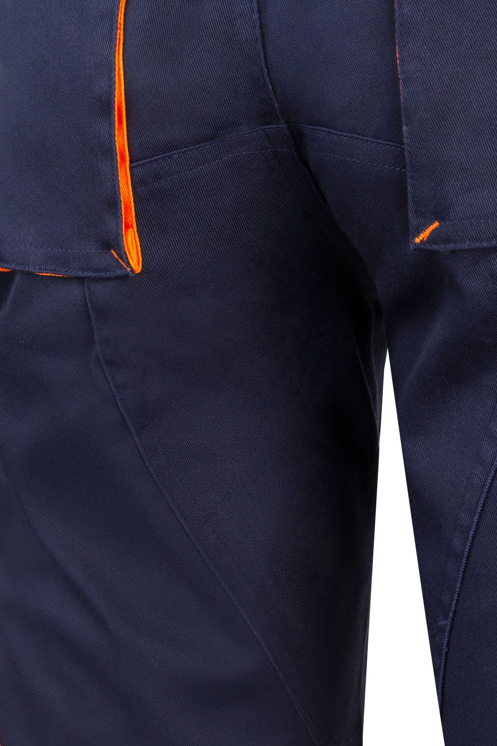 Pantaloni scurti stretch 240g Bleumarin/Portocaliu V103010S