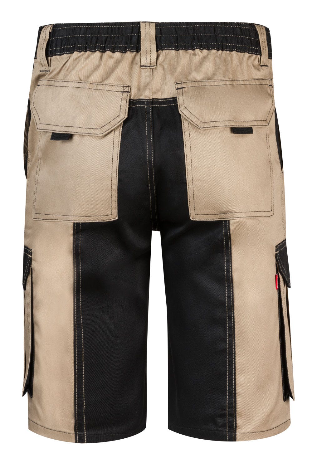 Pantaloni scurti tercot 200g bej nisipiu/negru V103021B