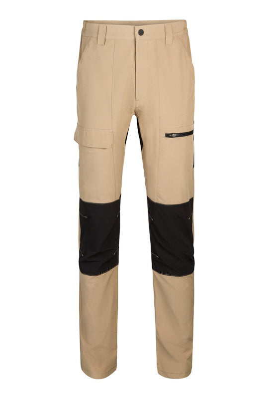 Pantaloni trekking stretch 180g Bej nisipiu/Negru V103022S