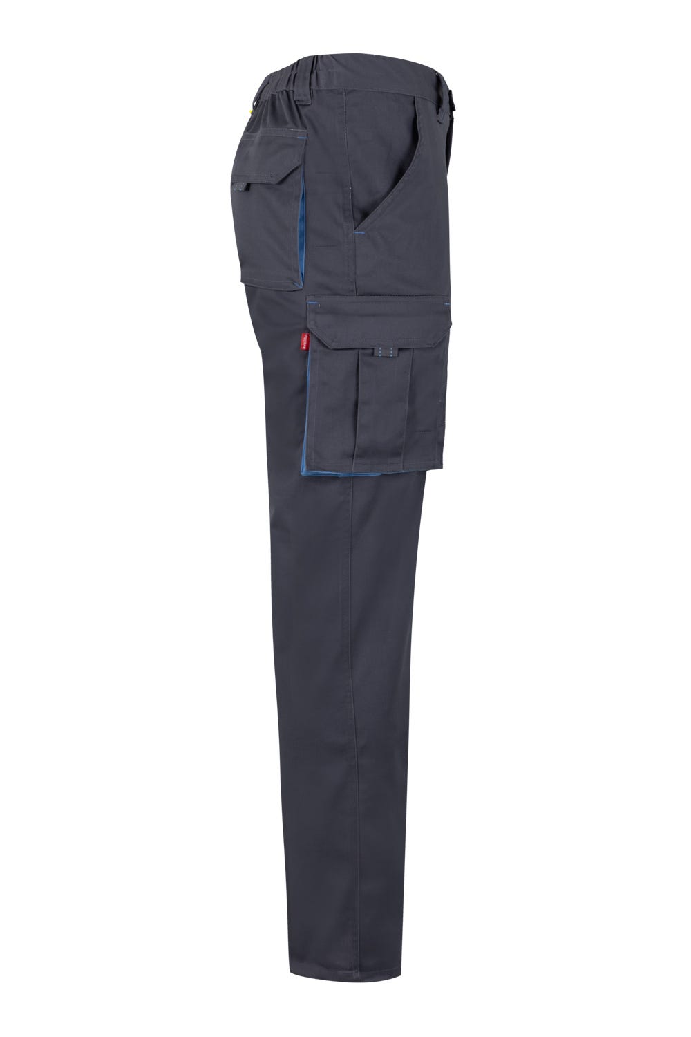 Pantaloni stretch 240g gri/albastru celest V103024S