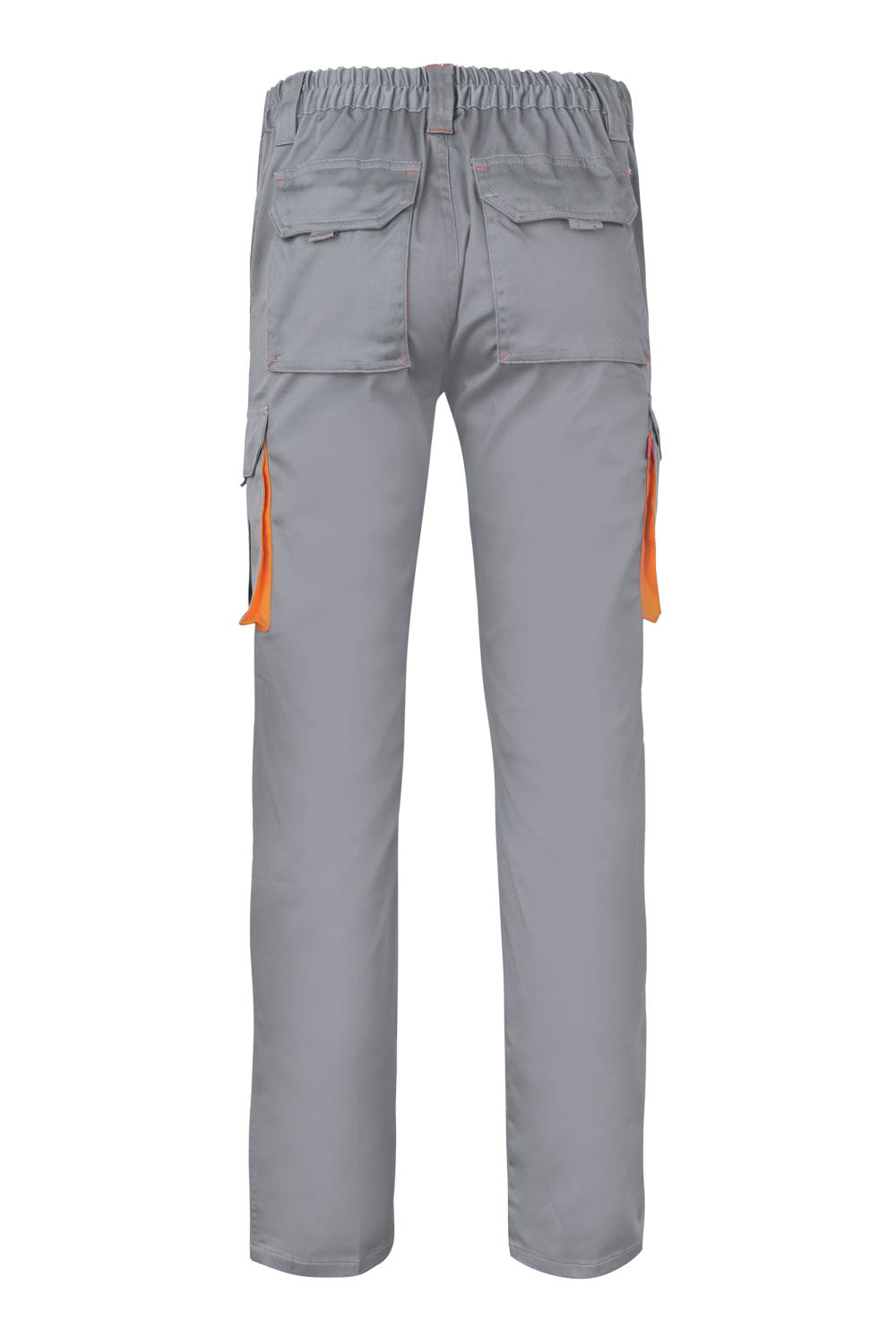 Pantaloni stretch 240g gri/portocaliu V103024S
