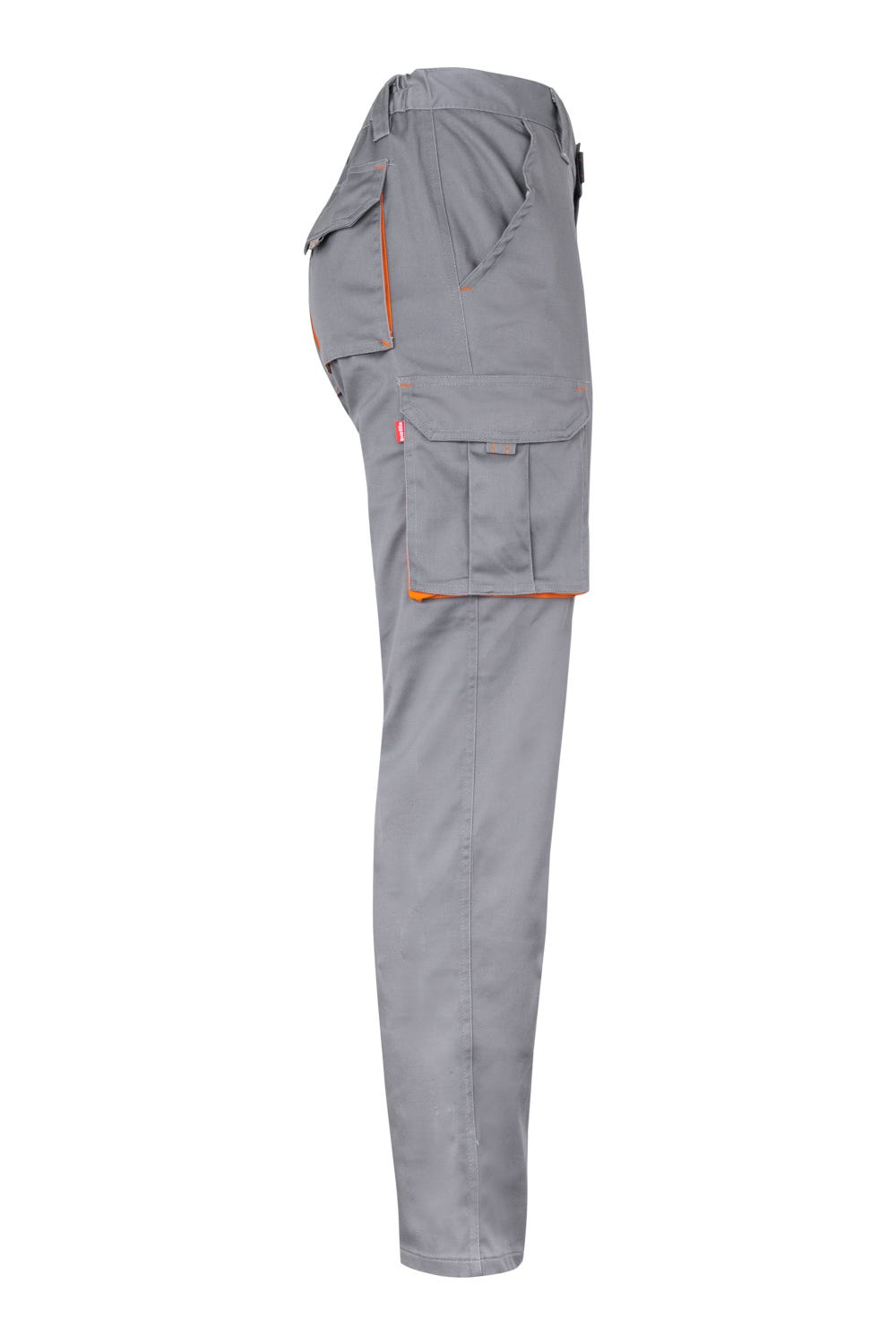 Pantaloni stretch 240g gri/portocaliu V103024S